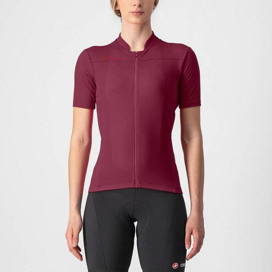 CASTELLI ANIMA 3 WOMENS JERSEY BORDEAUX & RED