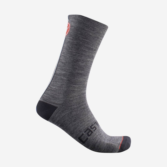 CASTELLI RACING STRIPE 18 SOCK DARK GRAY