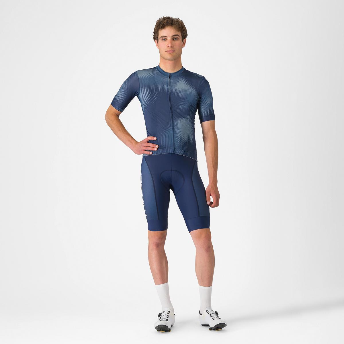 CASTELLI VORTICE JERSEY BELGIAN BLUE/LIGHT STEEL BLUE