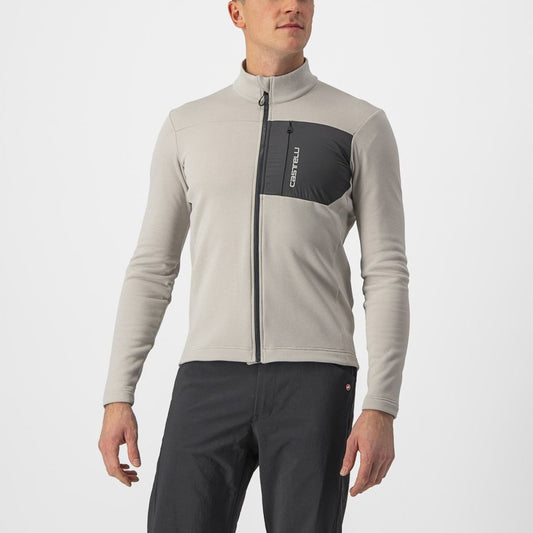 CASTELLI UNLIMITED TRAIL JERSEY TRAVERTINE GRAY/DARK GRAY