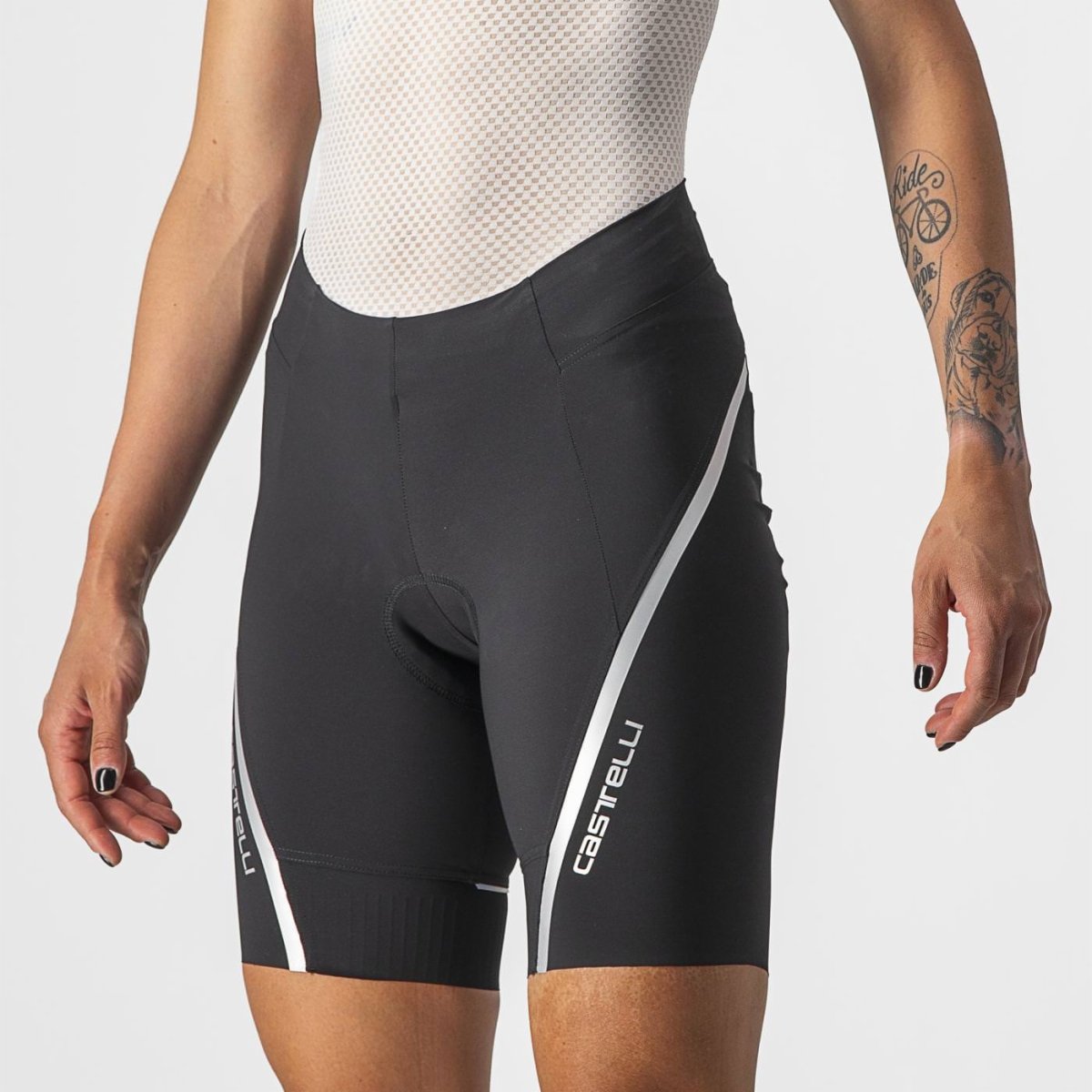 CASTELLI VELOCISSIMA 3 SHORT BLACK/SILVER