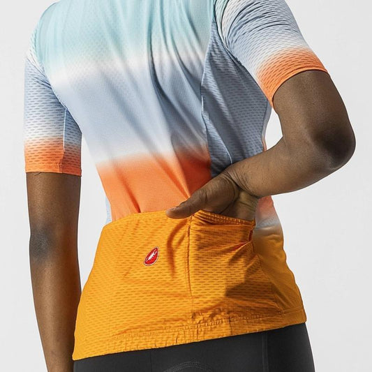 CASTELLI DOLCE JERSEY SKYLIGHT & POP ORANGE