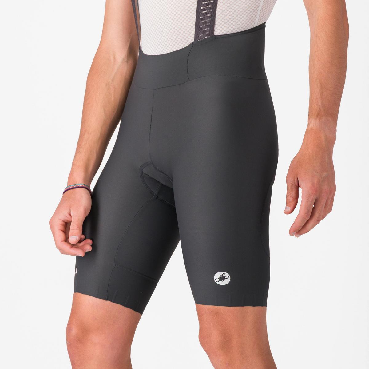 CASTELLI ESPRESSO 2 BIBSHORT DARK GRAY