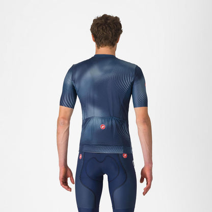 CASTELLI VORTICE JERSEY BELGIAN BLUE/LIGHT STEEL BLUE