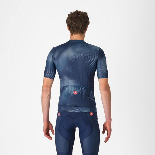 CASTELLI VORTICE JERSEY BELGIAN BLUE/LIGHT STEEL BLUE