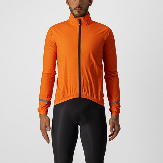 CASTELLI EMERGENCY 2 RAIN JACKET BRILLIANT ORANGE