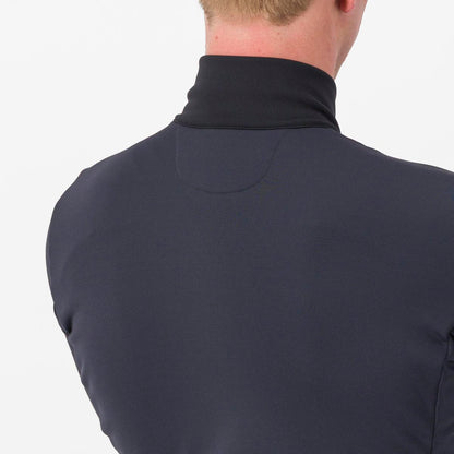 CASTELLI ENTRATA THERMAL JERSEY LIGHT BLACK/RED