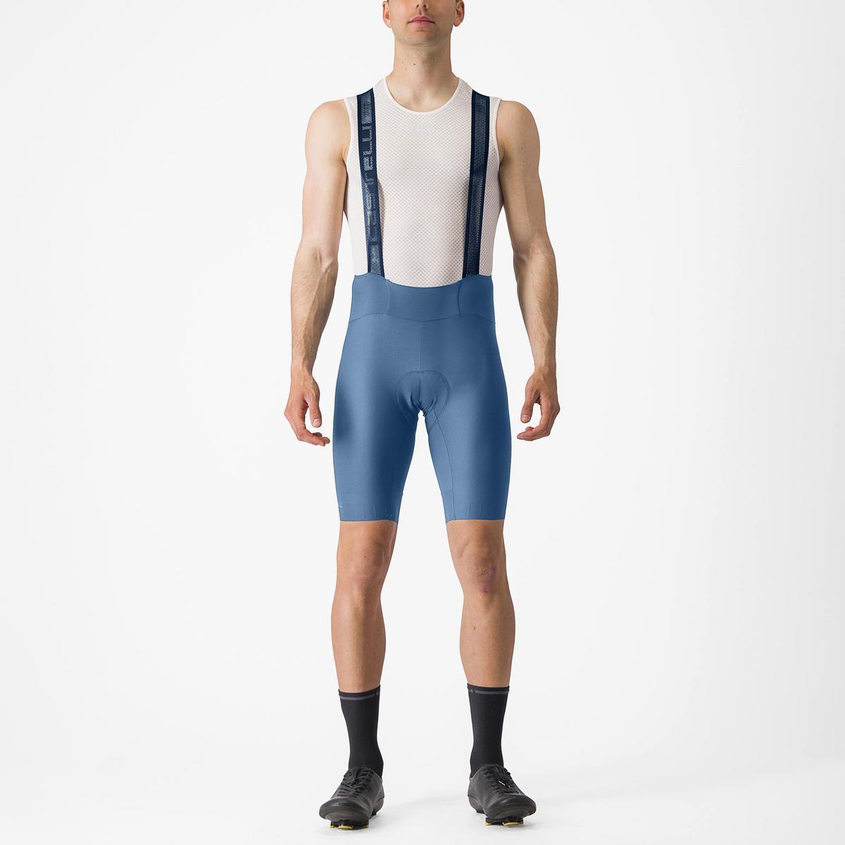 CASTELLI ESPRESSO BIBSHORT STEEL BLUE