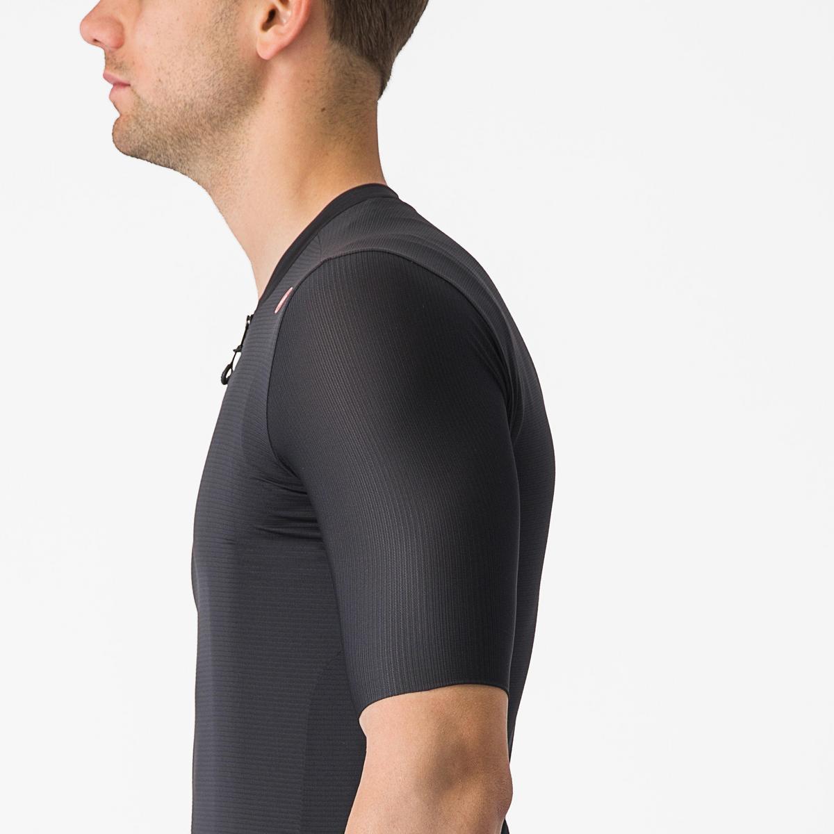 CASTELLI ESPRESSO JERSEY LIGHT BLACK/DARK GRAY