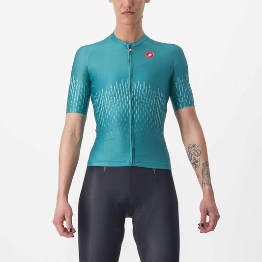 CASTELLI AERO PRO WOMENS JERSEY QUETZAL GREEN