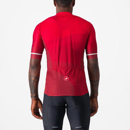 CASTELLI ORIZZONTE JERSEY RICH RED/RED-WHITE