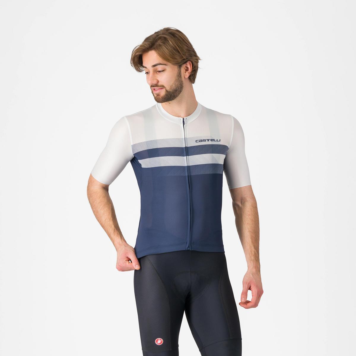 CASTELLI SIMBOLO JERSEY BELGIAN BLUE/WHITE