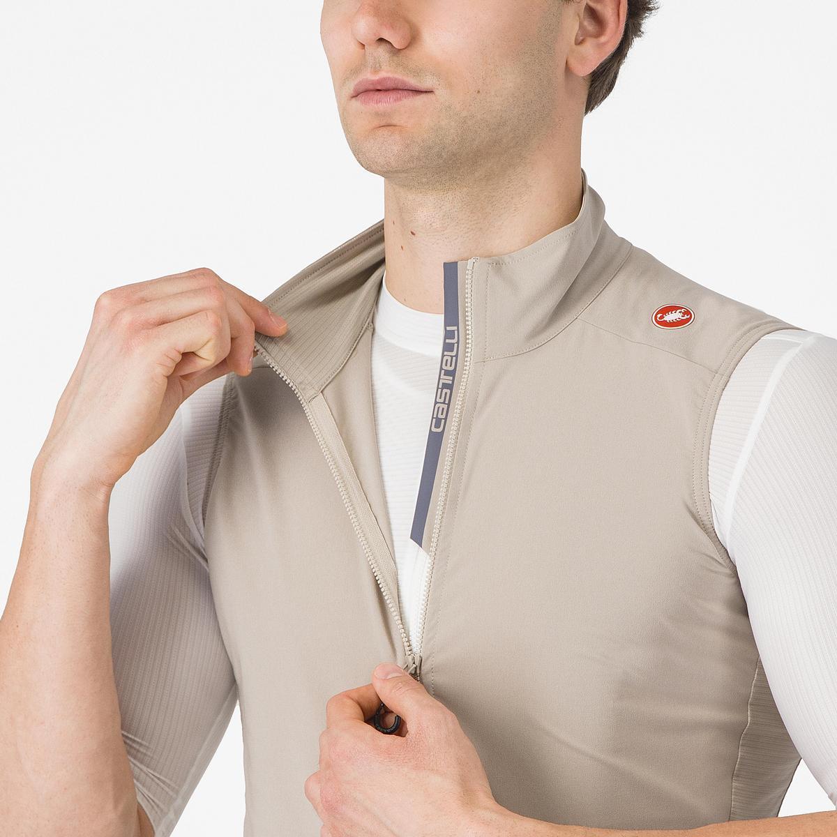 CASTELLI ESPRESSO VEST CLAY/DARK GRAY