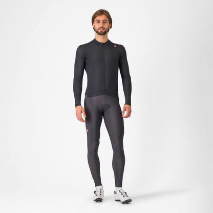 CASTELLI ESPRESSO THERMAL JERSEY LIGHT BLACK
