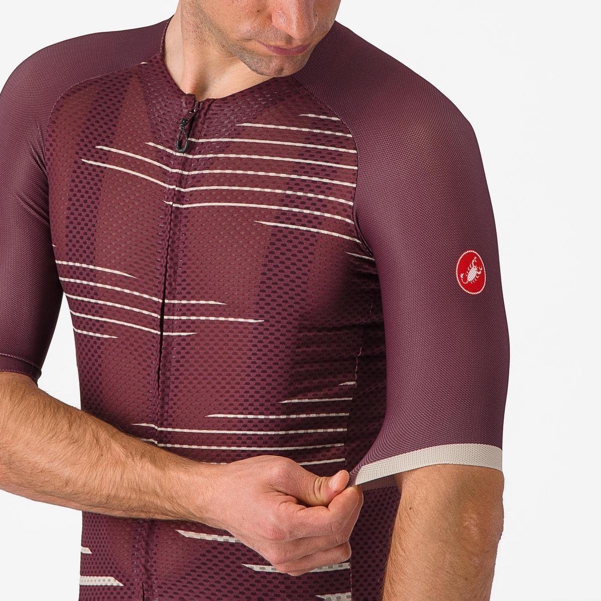CASTELLI CLIMBER'S 4.0 JERSEY DEEP BORDEAUX/SILVER MOON