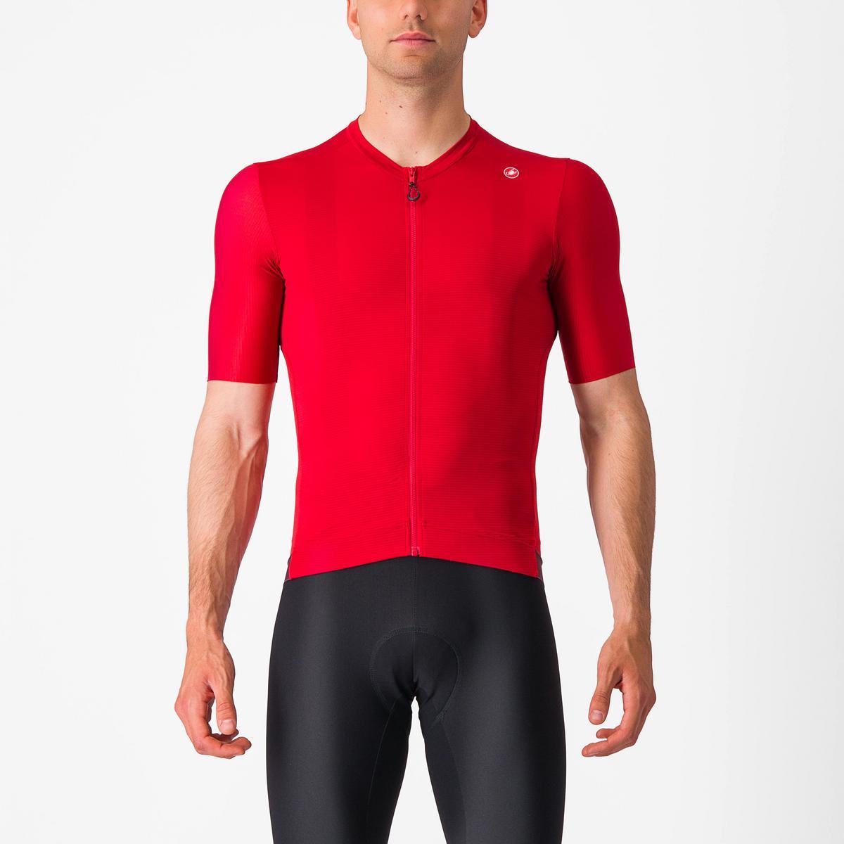 CASTELLI ESPRESSO JERSEY RICH RED/DEEP BORDEAUX