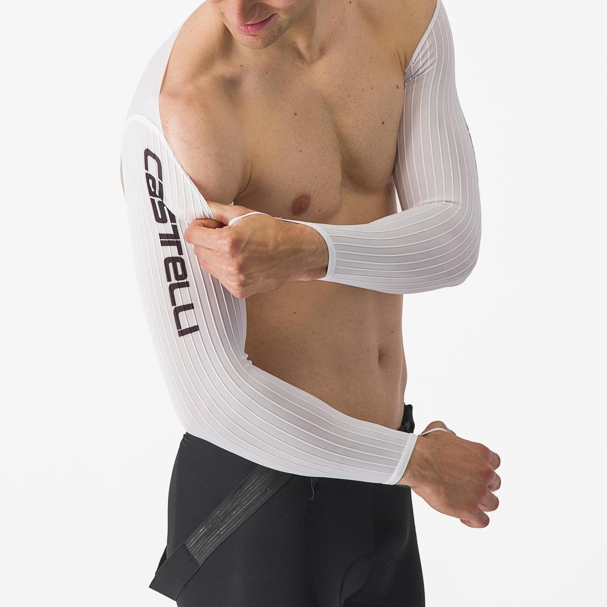 CASTELLI BOLERO LONG SLEEVE WHITE