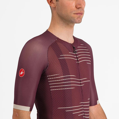CASTELLI CLIMBER'S 4.0 JERSEY DEEP BORDEAUX/SILVER MOON