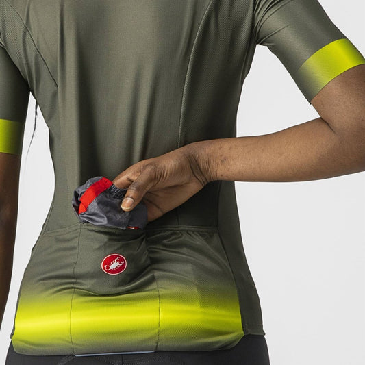 CASTELLI GRADIENT JERSEY MILITARY GREEN