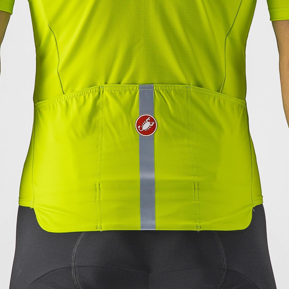 CASTELLI PRO THERMAL MID SS JERSEY ELECTRIC LIME