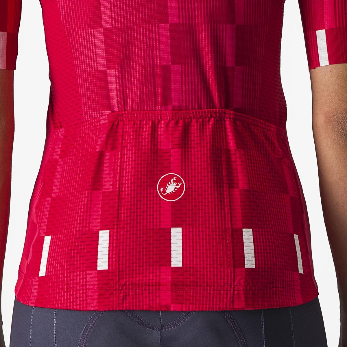 CASTELLI DIMENSIONE JERSEY RICH RED/HIBISCUS-WHITE