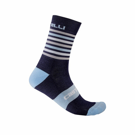 CASTELLI GREGGE 15 SOCK SAVILE BLUE/DUSK BLUE