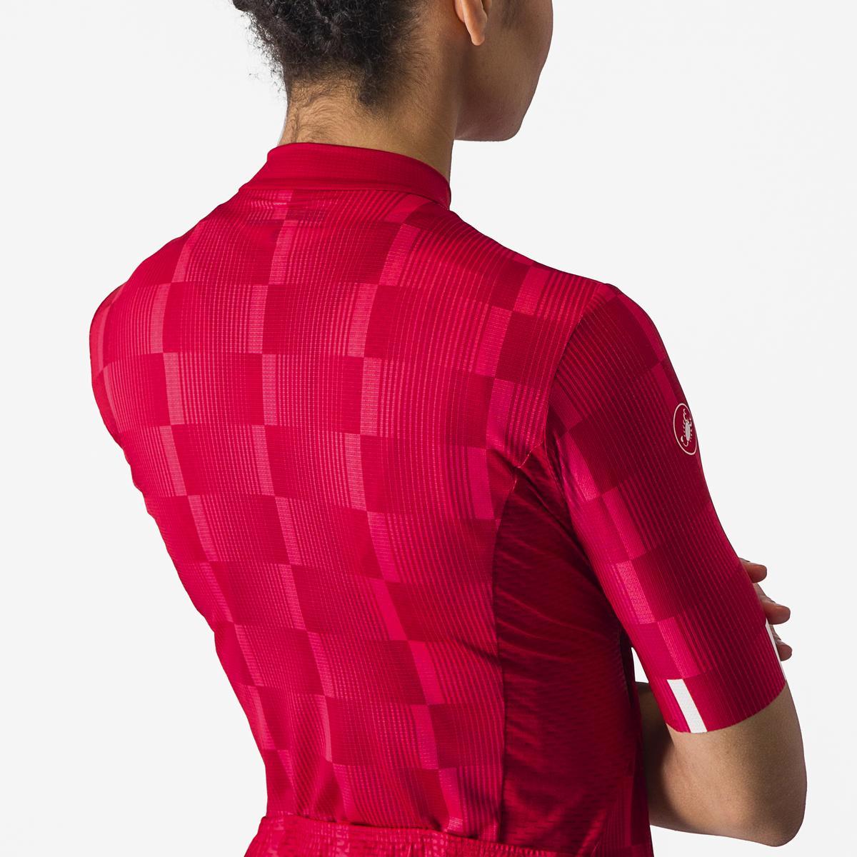 CASTELLI DIMENSIONE JERSEY RICH RED/HIBISCUS-WHITE