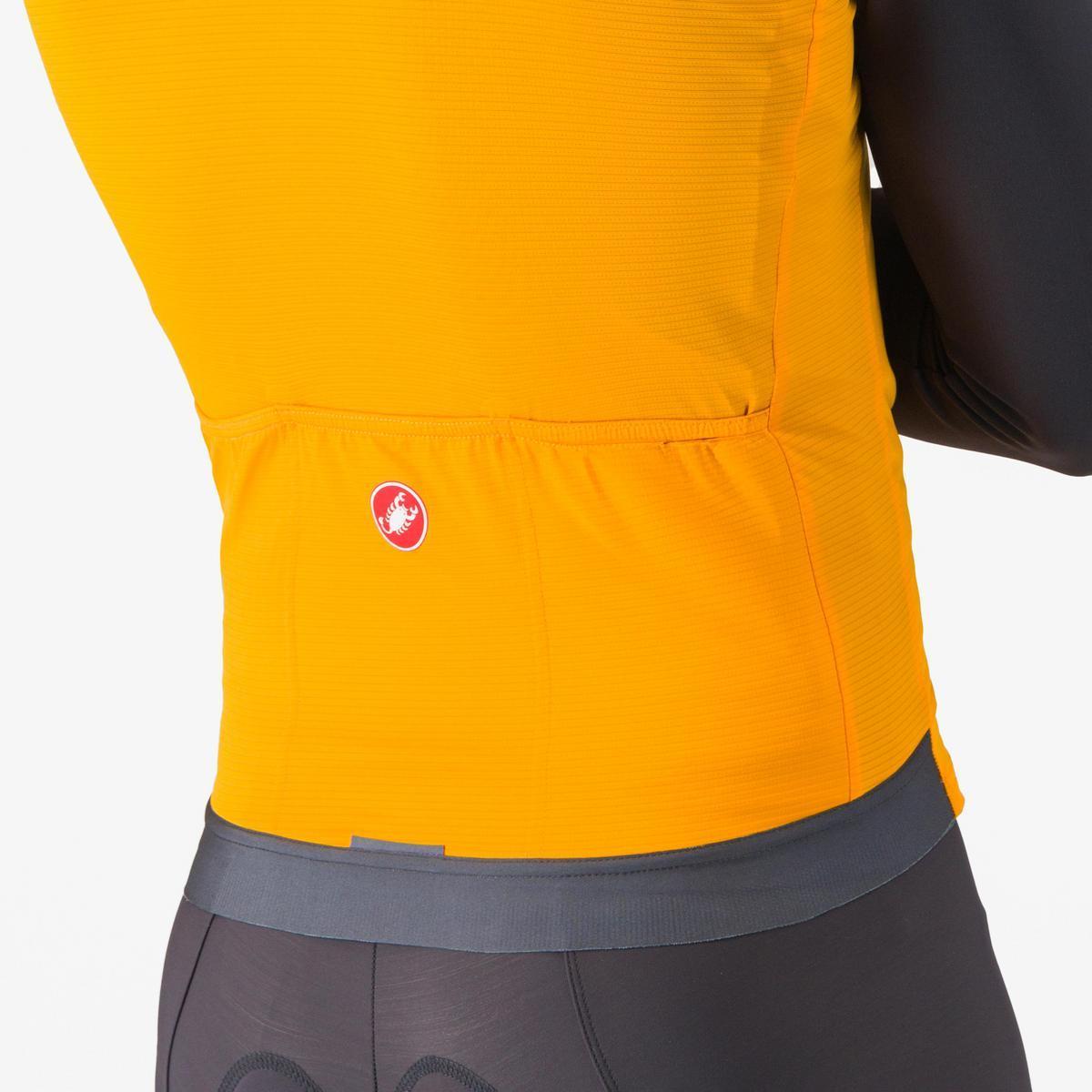 CASTELLI ESPRESSO VEST VIVID ORANGE/DARK GRAY