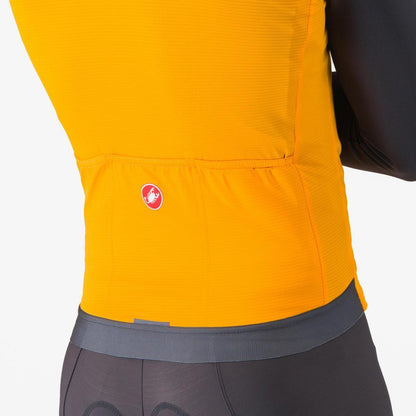 CASTELLI ESPRESSO VEST VIVID ORANGE/DARK GRAY