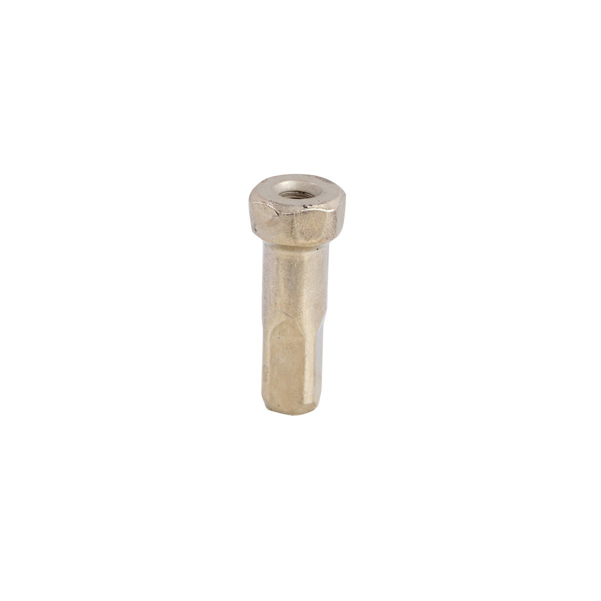 SAPIM NIPPLE HEX BRASS 2.0X14MM SILVER