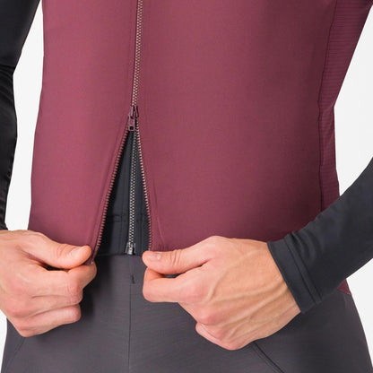 CASTELLI ESPRESSO VEST DEEP BORDEAUX
