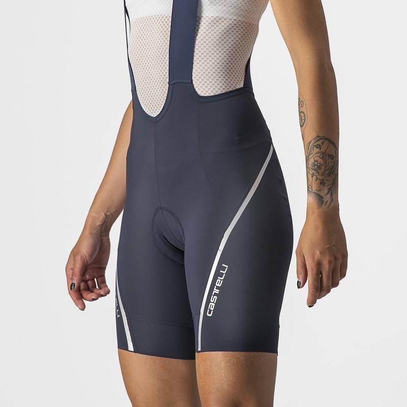 CASTELLI VELOCISSIMA 3 BIBSHORT SAVILE BLUE & SILVER