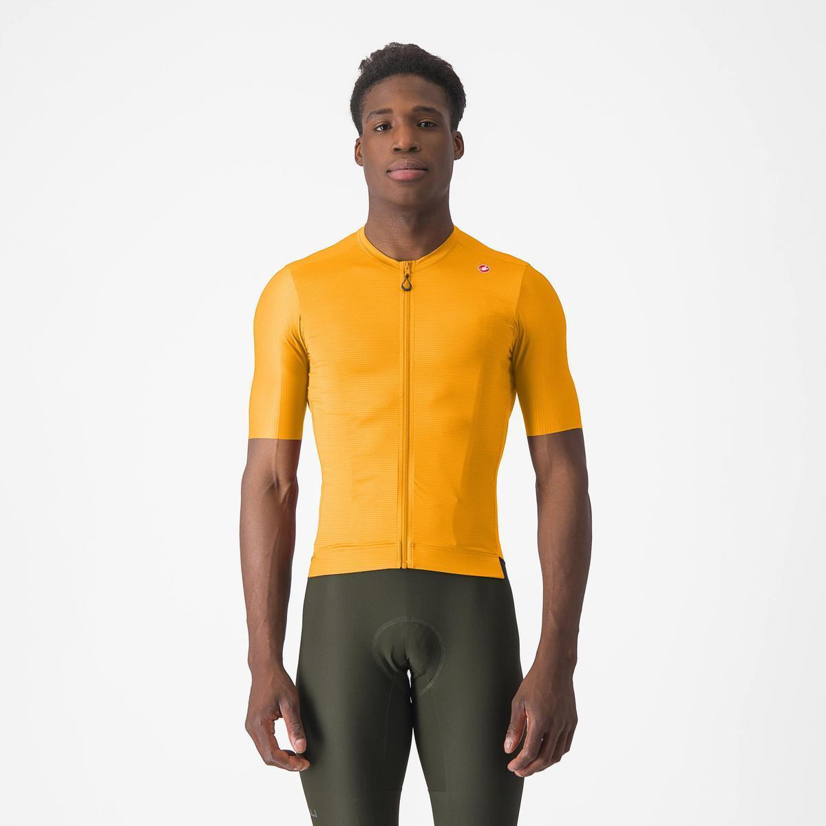 CASTELLI ESPRESSO JERSEY VIVID ORANGE/DARK GRAY
