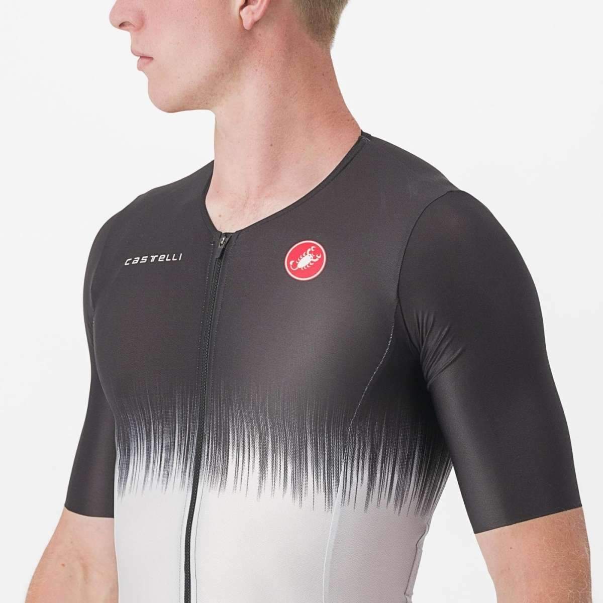 CASTELLI SANREMO ULTRA SPEED SUIT BLACK/SILVER GRAY