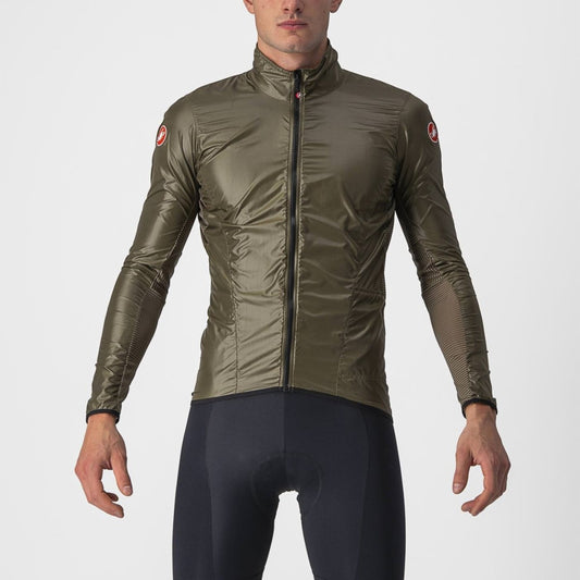 CASTELLI ARIA SHELL JACKET MOSS BROWN