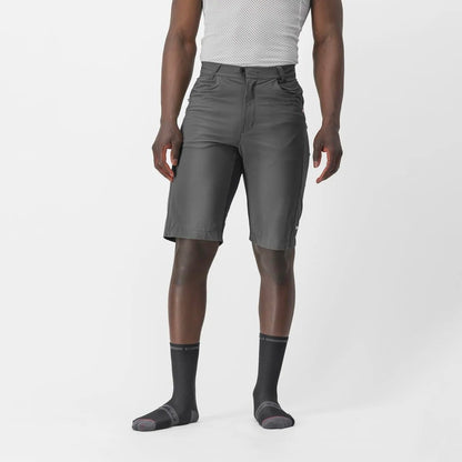 CASTELLI UNLIMITED BAGGY SHORT DARK GRAY/BLACK