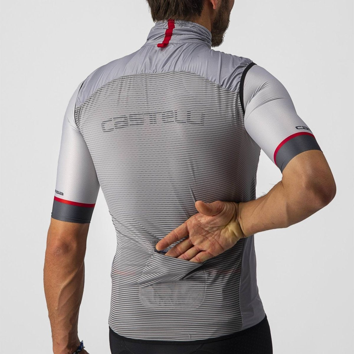 CASTELLI ARIA VEST SILVER GRAY