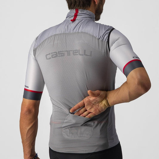CASTELLI ARIA VEST SILVER GRAY