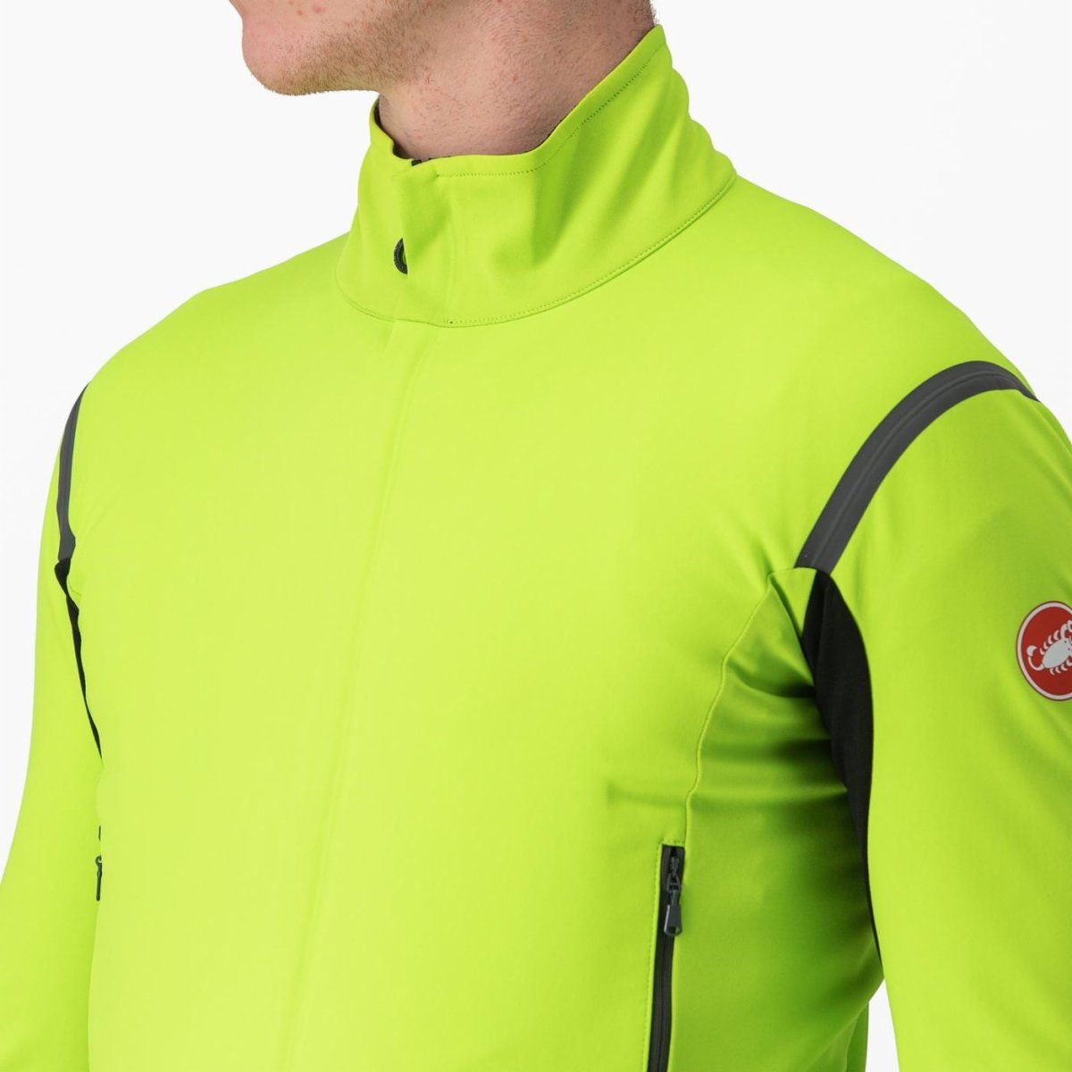 CASTELLI PERFETTO RoS 2 JACKET ELECTRIC LIME/DARK GRAY