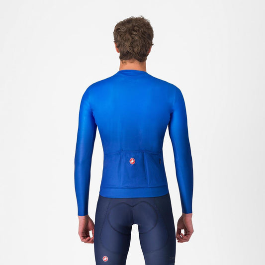 CASTELLI UPF LONG SLEEVE JERSEY AZZURRO ITALIA