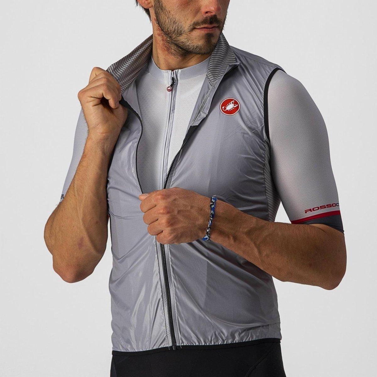 CASTELLI ARIA VEST SILVER GRAY