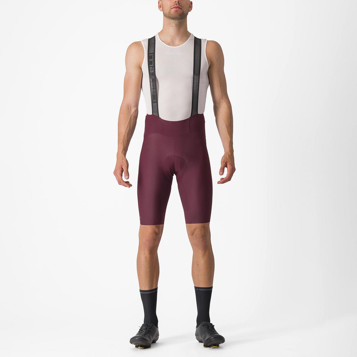 CASTELLI ESPRESSO BIBSHORT DEEP BORDEAUX