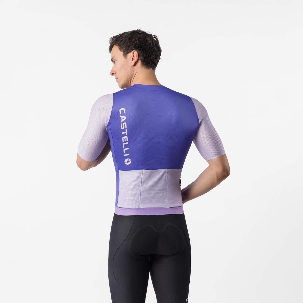 CASTELLI CORRETTO JERSEY ULTRAVIOLET/PURPLE MIST-WHITE
