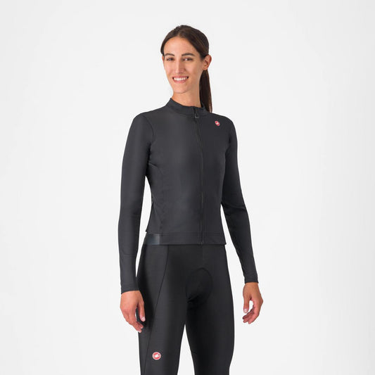 CASTELLI ESPRESSO THERMAL W JERSEY LIGHT BLACK