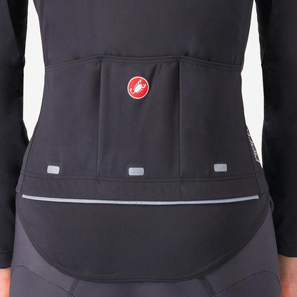 CASTELLI PERFETTO RoS 3 WOMENS JACKET LIGHT BLACK/SILVER REFLEX