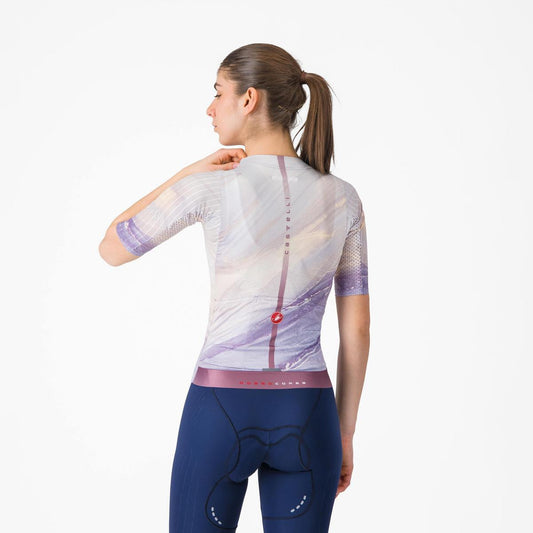 CASTELLI AERO PRO 8S W JERSEY MULTICOLOR PURPLE