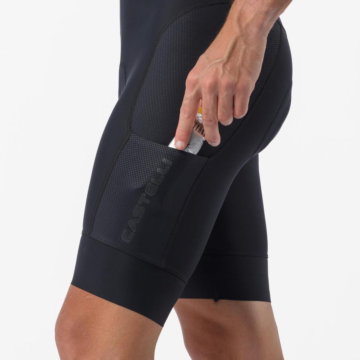 CASTELLI UNLIMITED 2 CARGO BIBSHORT BLACK