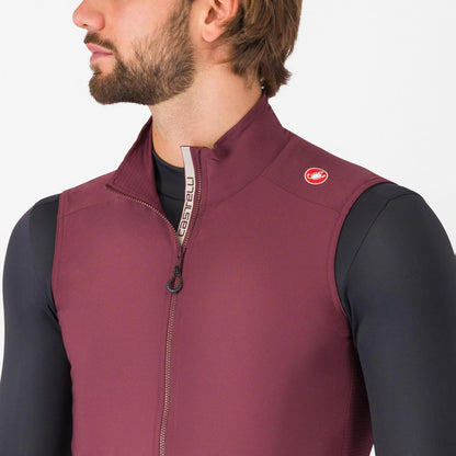 CASTELLI ESPRESSO VEST DEEP BORDEAUX
