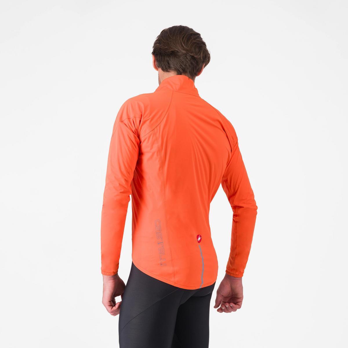 CASTELLI EMERGENCY 3 RAIN JACKET BRILLIANT ORANGE