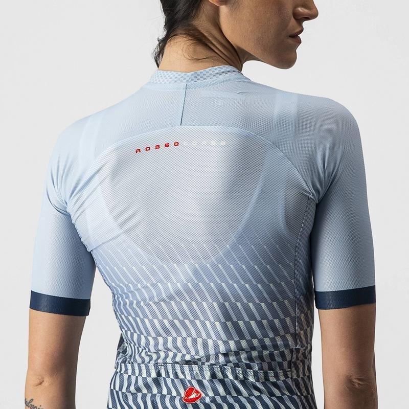 CASTELLI CLIMBER'S 2.0 WOMENS JERSEY FOG BLUE & LIGHT ACQUA-MOONLIT OCEAN